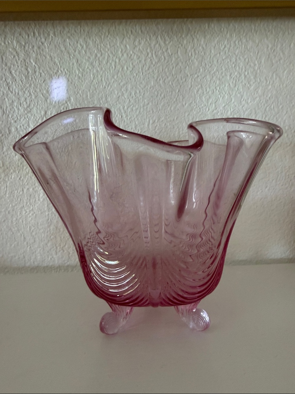 Fenton Pink Glass Decorative Vase - Home Accents